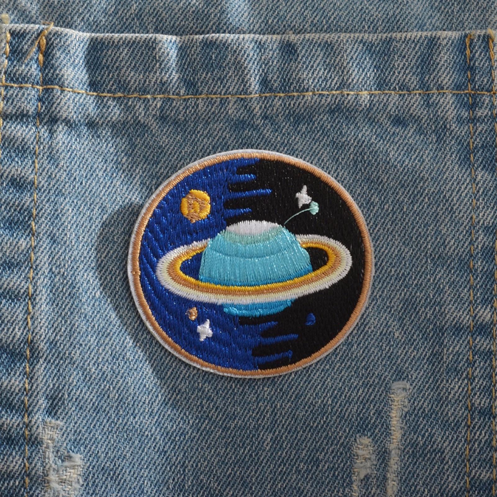 custom embroidery iron on patches wholesale for clothing